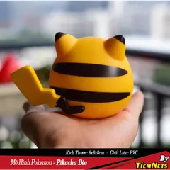 Mô Hình Pikachu Mập Đáng Yêu - Đồ Chơi Pokemon PVC 8x8x8 cm - Quà Tặng Fan Thích Thú Cưng Siêu Cute