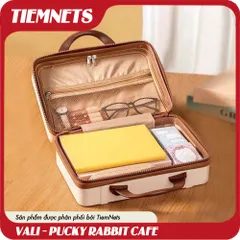 Vali Pucky Rabbit Cafe Siêu Ngọt - Đồ Chơi Designer - Quà Tặng Popmart Dễ Thương для Trẻ Em