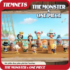 Mô Hình Blind Box The Monsters x One Piece - Bộ 13 Nhân Vật PVC/ABS, Monkey D. Luffy Gear 5, Quà Tặng Dành Cho Fan Anime
