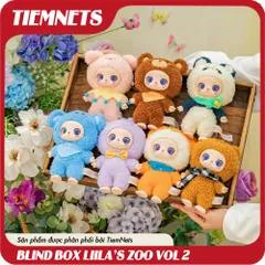 Mô Hình Blind Box Liila's Zoo Vol 2 - Búp Bê Nhồi Bông - Bộ 7 Nhân Vật Khác Nhau, Bảo Đảm Nhận Nhân Vật Secret Hiếm 1:96