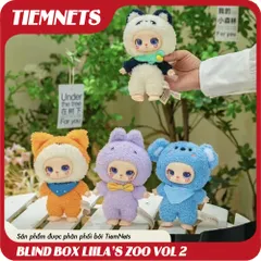 Mô Hình Blind Box Liila's Zoo Vol 2 - Búp Bê Nhồi Bông - Bộ 7 Nhân Vật Khác Nhau, Bảo Đảm Nhận Nhân Vật Secret Hiếm 1:96
