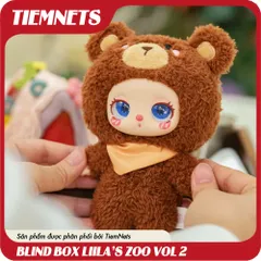 Mô Hình Blind Box Liila's Zoo Vol 2 - Búp Bê Nhồi Bông - Bộ 7 Nhân Vật Khác Nhau, Bảo Đảm Nhận Nhân Vật Secret Hiếm 1:96