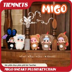 MÔ HÌNH BLIND BOX MIGO SNEAKY PLUSH KEYCHAIN