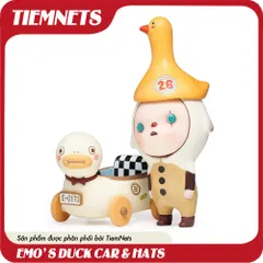 Mô Hình Xe Vịt Emo's Duck Car & Mũ Nam Châm - Quà Tặng Nghệ Thuật SooyaStudio 2025 Solo Exhibition