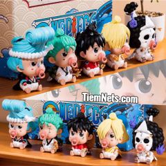 Bộ Mô Hình Baby One Piece - Sưu Tầm Nhân Vật Luffy, Sanji, Zoro, Franky, Brook - Đồ Chơi Trẻ Em Chất Lượng Cao 10cm