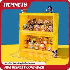 Luminous Mini Display Box Container - Màu Vàng (Không LED)