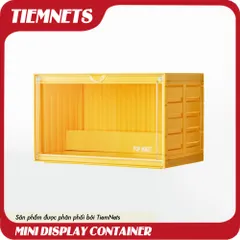 Luminous Mini Display Box Container - Màu Vàng (Không LED)