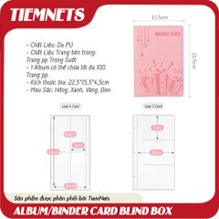 Album Bảo Quản Card Blind Box PU Chất Liệu Sang Trọng - Giải Pháp Sưu Tầm cho Các Fan Figure & POPCard