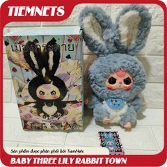 Bộ Mô Hình Blind Box Baby Three Lily Rabbit Town - Đồ Chơi Búp Bê Nhân Vật Dễ Thương, Quà Tặng Trẻ Em