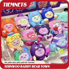 Mô Hình Blind Box Shinwoo Baddy Bear Town - Bộ 14 Nhân Vật Đáng Yêu, Chất Liệu PVC/ABS, Quà Tặng Độc Đáo Cho Fan Thích Arttoys
