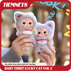 MÔ HÌNH BLIND BOX BABY THREE MÈO TỶ PHÚ - BILLIONAIRE CAT - REALLY LOVE YOU