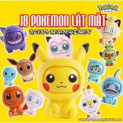 Mô Hình Pokemon Lật Mặt Siêu Cute - Bộ 3 Phiên Bản Phát Hành, Figure PVC/ABS, Cao 5-7cm, Quà Tặng Fan Pokemon