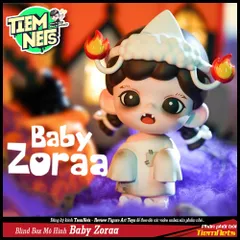 Bộ Mô Hình Blind Box Zoraa Mischief Diary - 10 Nhân Vật Chibi Cute, Kungfu Baby và The Godfather - Quà Tặng Thú Vị cho Trẻ Em