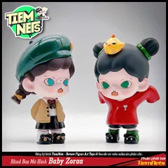 Bộ Mô Hình Blind Box Zoraa Mischief Diary - 10 Nhân Vật Chibi Cute, Kungfu Baby và The Godfather - Quà Tặng Thú Vị cho Trẻ Em