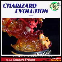 MÔ HÌNH POKEMON CHARIZARD EVOLUTION