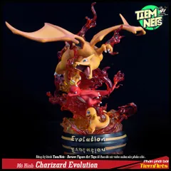 MÔ HÌNH POKEMON CHARIZARD EVOLUTION