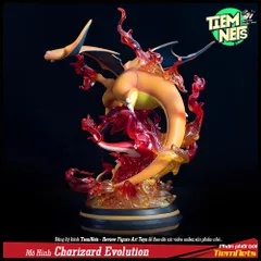 MÔ HÌNH POKEMON CHARIZARD EVOLUTION
