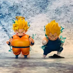 Mô Hình Vegeta Mập và Goku Mập - Mô Hình Dragon Ball Vegeta Fat và Goku Fat