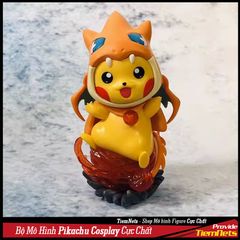 Bộ Mô Hình Pokemon Pikachu Cosplay Full Box