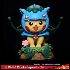 Bộ Mô Hình Pokemon Pikachu Cosplay Full Box