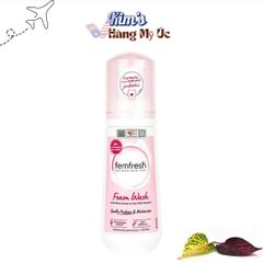 Nước rửa vệ sinh phụ nữ Femfresh Foam Wash 150ml - Chứa Bơ Shea & Chiết Xuất Sữa Yến Mạch - An Toàn và Dưỡng Ẩm Cho Vùng Kín