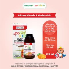 Siro Multivitamines Special Kid 125ml - Bổ sung vitamin & khoáng chất, hỗ trợ sức khỏe và trí lực cho trẻ em - Hương cam thơm ngon
