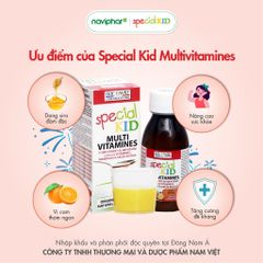 Siro Multivitamines Special Kid 125ml - Bổ sung vitamin & khoáng chất, hỗ trợ sức khỏe và trí lực cho trẻ em - Hương cam thơm ngon