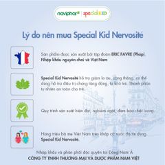 Siro Ngủ Ngon Special Kid Nervosité 125ml - Hỗ Trợ Giấc Ngủ, Giảm Căng Thẳng Cho Trẻ Em, An Toàn Và Dễ Uống