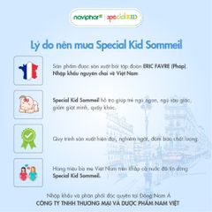 Siro Ngủ Ngon Special Kid Sommeil 125ml - Hỗ Trợ Giấc Ngủ Cho Bé, Giảm Rối Loạn Giấc Ngủ Và Thức Giấc Vào Ban Đêm