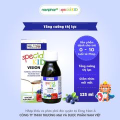 Siro Bổ Mắt Chính Hãng Special Kid Vision - Tăng Cường Thị Lực, Giảm Nhức Mỏi Mắt Cho Trẻ Em - 125ml