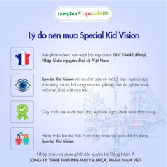 Siro Bổ Mắt Chính Hãng Special Kid Vision - Tăng Cường Thị Lực, Giảm Nhức Mỏi Mắt Cho Trẻ Em - 125ml
