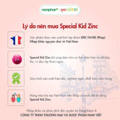 Siro Special Kid Zinc 125ml - Tăng Cường Đề Kháng, Hỗ Trợ Trẻ Biếng Ăn, Tiêu Chảy - Dinh Dưỡng Thiết Yếu Cho Trẻ Em