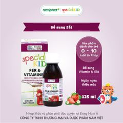 Siro Bổ Sung Sắt Special Kid Fer Et Vitamines 125ml - Giúp Phòng Ngừa Thiếu Máu Cho Trẻ Em, Dinh Dưỡng An Toàn, Hương Vị Dễ Uống