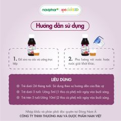 Siro Bổ Sung Sắt Special Kid Fer Et Vitamines 125ml - Giúp Phòng Ngừa Thiếu Máu Cho Trẻ Em, Dinh Dưỡng An Toàn, Hương Vị Dễ Uống
