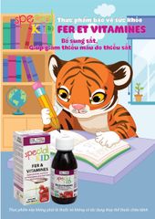 Siro Bổ Sung Sắt Special Kid Fer Et Vitamines 125ml - Giúp Phòng Ngừa Thiếu Máu Cho Trẻ Em, Dinh Dưỡng An Toàn, Hương Vị Dễ Uống