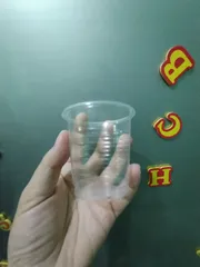 Combo 100 Ly Nhựa 140ml Kèm Nắp - Ly Dùng Một Lần Để Đổ Rau Câu, Sốt Chấm, Thực Phẩm Tiện Lợi