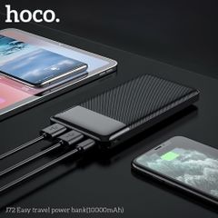 Pin Sạc Dự Phòng Hoco J72 Chính Hãng 10000mAh - Chống Cháy - Thiết Bị Số An Toàn, Dễ Dàng Mang Theo