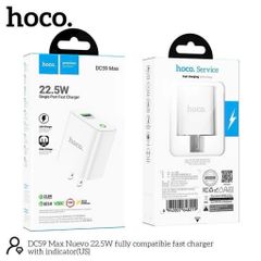 Củ Sạc Nhanh 22.5W Hoco DC59 Max - Chuẩn QC3.0 Tương Thích Với Nhiều Thiết Bị Di Động, Sạc Tối Ưu, Tiết Kiệm Thời Gian