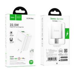 Bộ sạc nhanh 22.5W Hoco DC59 Max - Sạc đa thiết bị kèm dây Micro, công suất cao, an toàn và tiện lợi cho smartphone, tablet