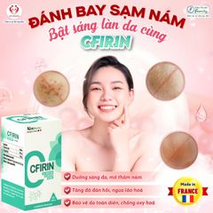 Viên Uống Trắng Da CFIRIN Kenpharma - Hỗ Trợ Làm Sáng Da, Giảm Nám Tàn Nhang, Nhập Khẩu Pháp, Chính Hãng, Dinh Dưỡng Từ Bên Trong