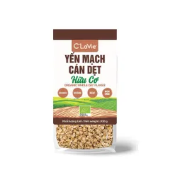 Yến Mạch Hữu Cơ Cán Dẹt C'LaVie - 200g, Thực Phẩm Ăn Dặm Cho Bé, Giàu Chất Xơ Và Dinh Dưỡng, Hỗ Trợ Sức Khỏe Gia Đình
