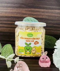 Yến Mạch Hữu Cơ Cán Dẹt C'LaVie - 200g, Thực Phẩm Ăn Dặm Cho Bé, Giàu Chất Xơ Và Dinh Dưỡng, Hỗ Trợ Sức Khỏe Gia Đình