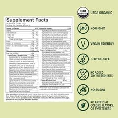 Bột hữu cơ rau xanh Purely Inspired Organic Greens hũ 244g [Hàng Mỹ]