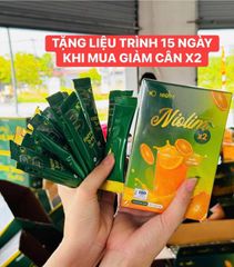 Siro Niolim - Hương Cam Detox Giảm Cân Hiệu Quả, Hỗ Trợ Đốt Chất Béo và Làm Đẹp Da, 15 Gói x 20ml