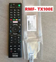Điều khiển Remote Tivi SONY RMF-TX100E SmartTV - Phụ kiện mới loại tốt kèm pin, thay thế cho mọi tivi Sony