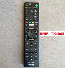 Điều khiển Remote Tivi SONY RMF-TX100E SmartTV - Phụ kiện mới loại tốt kèm pin, thay thế cho mọi tivi Sony