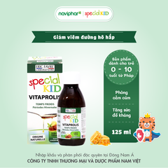 Siro Ho Special Kid Vitaprolis - Giải pháp hỗ trợ sức khỏe hô hấp cho trẻ, phòng cảm cúm và viêm đường hô hấp mùa lạnh, nhập khẩu Pháp 125ml
