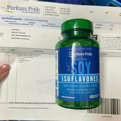 Mầm đậu nành Puritan’s Pride Soy Isoflavones 750mg USA 120 viên
