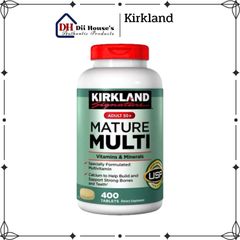 Vitamin Tổng Hợp Kirkland Mature Multi Adult 50+ 400 Viên - Hỗ Trợ Sức Khỏe Cho Người Trên 50 Tuổi, Bảo Vệ Tim Mạch, Tăng Cường Miễn Dịch