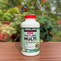 Vitamin Tổng Hợp Kirkland Mature Multi Adult 50+ 400 Viên - Hỗ Trợ Sức Khỏe Cho Người Trên 50 Tuổi, Bảo Vệ Tim Mạch, Tăng Cường Miễn Dịch